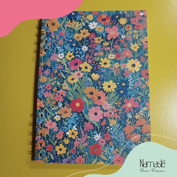 Producto - Cuaderno planificador Flores mod.3