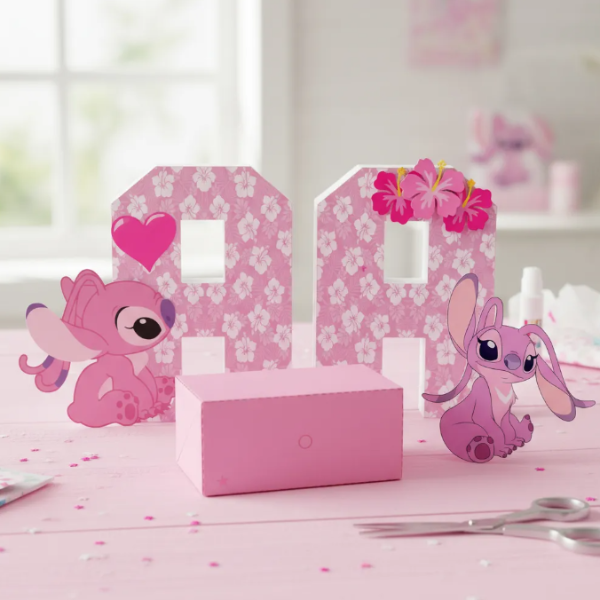 Producto - Kit Imprimible Letras 3D Editables Angela