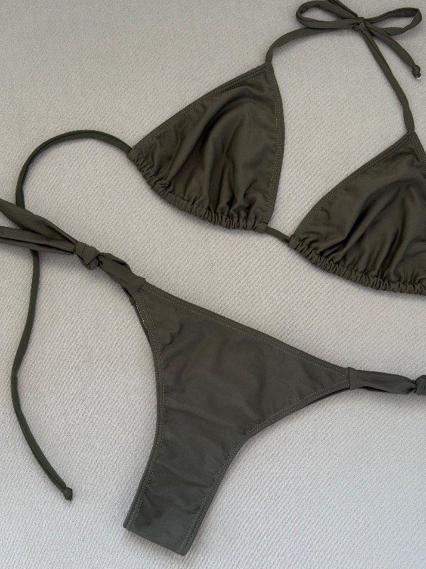 Producto - BIKINI VERDE MILITAR (TALLE L)