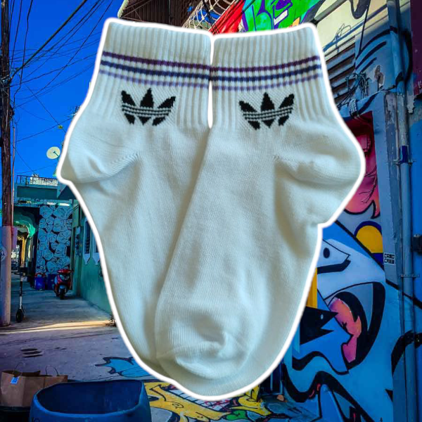 Producto - Soquete ALTO Adidas degrade violeta