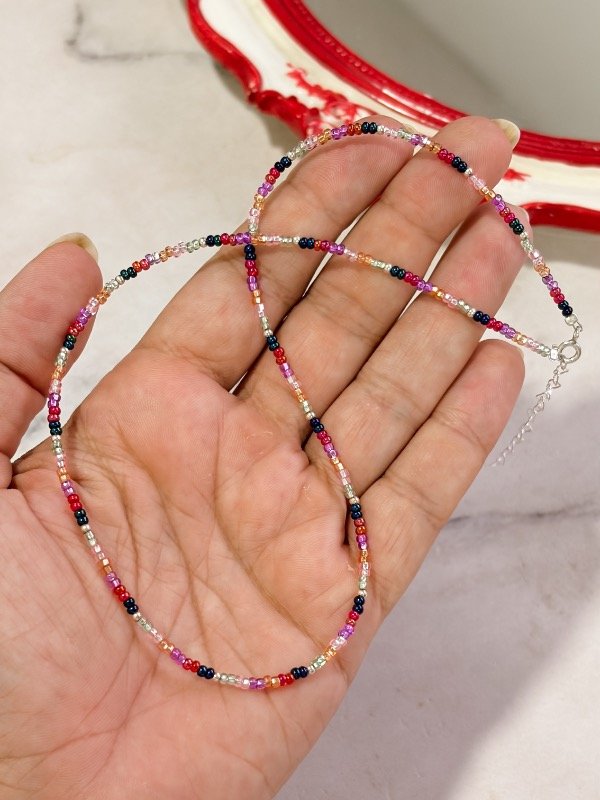 Producto - Choker minis canutillos 45cm - 1