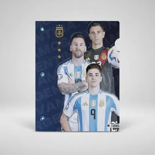 Producto - Carpeta n3 AFA messi (tapas)