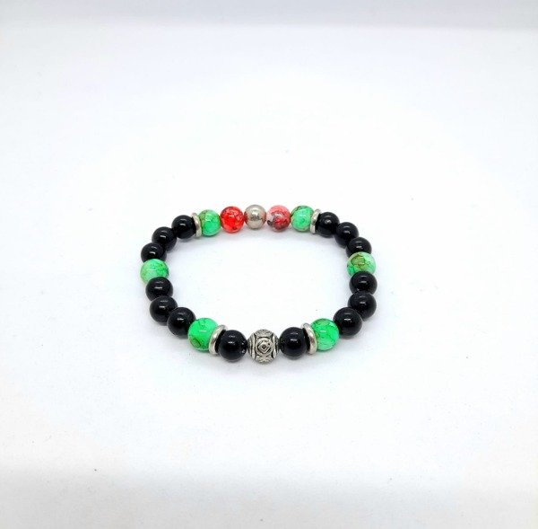Producto - pulseras bolitas acrílicos colores