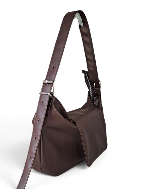 Producto - Cartera Solapa Chocolate - 1