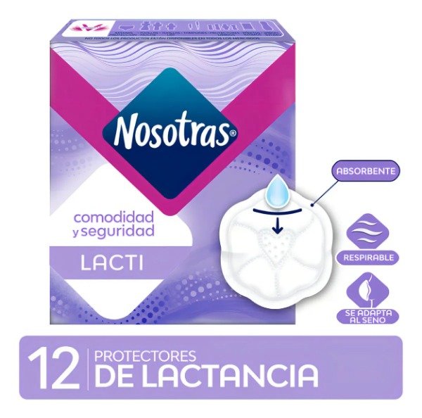 Producto - Protector De Lactancia Nosotras X12 Unidades