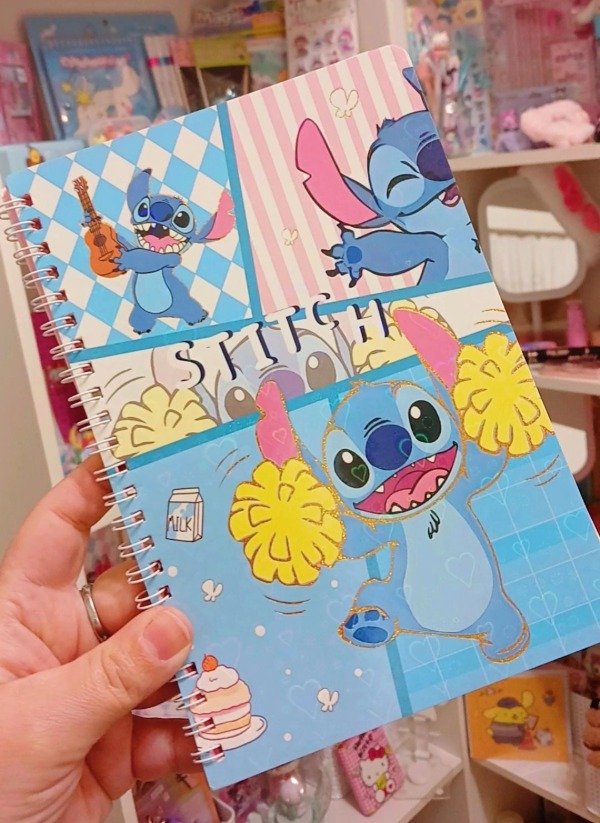 Producto - Cuaderno A5 Stitch tapa blanda