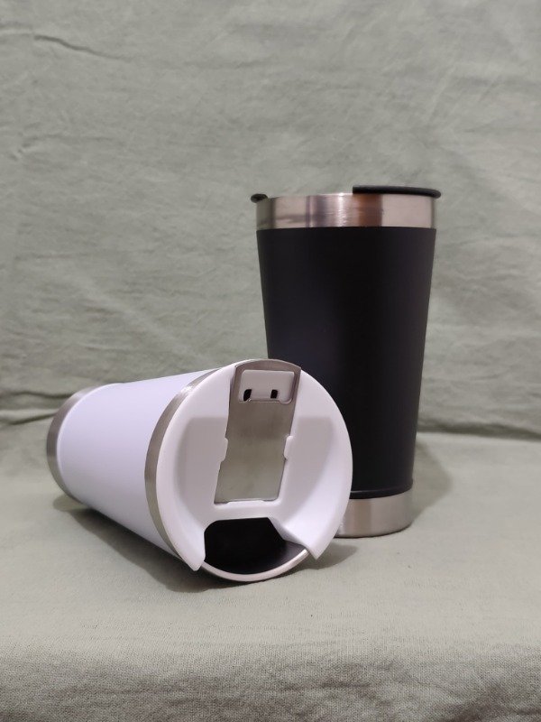 Producto - VASO CERVECERO CON DESTAPADOR