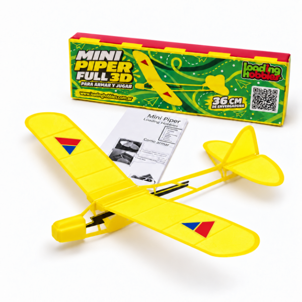 Producto - Planeador Avion Mini Piper Full 3D - 0