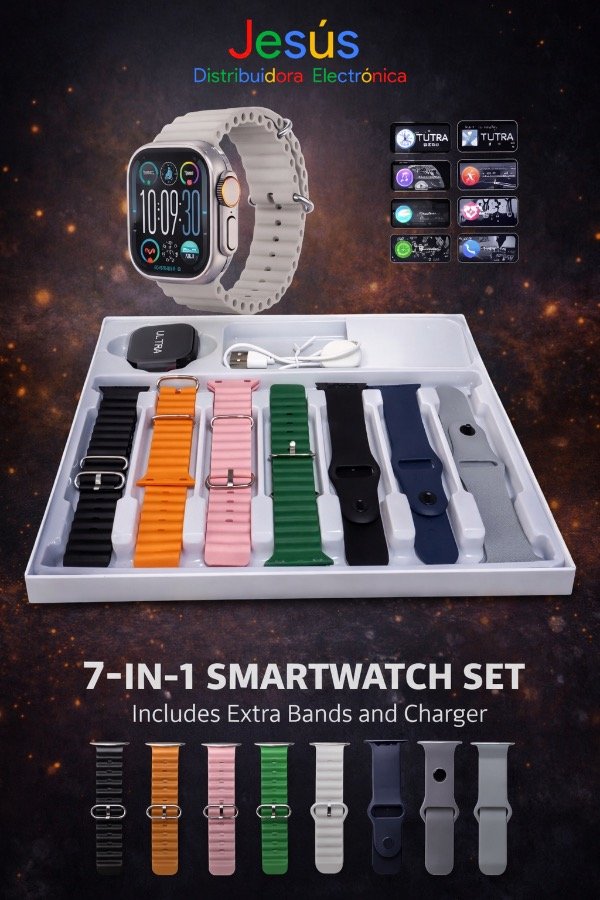 Producto - RELOJ SMARTWACH 7 MALLAS