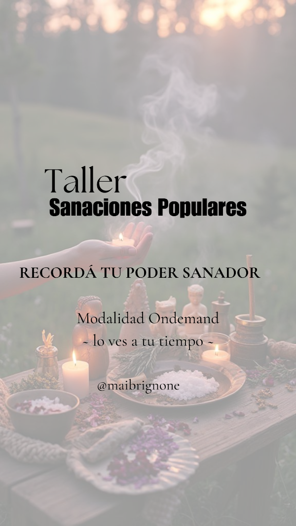 Producto - Taller de Sanaciones Populares - Ondemand