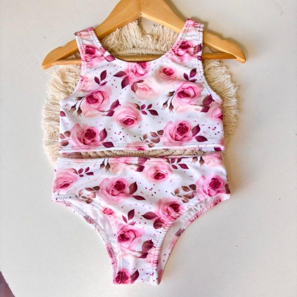 Producto - MALLA BIKINI - FLORES (BLANCO)