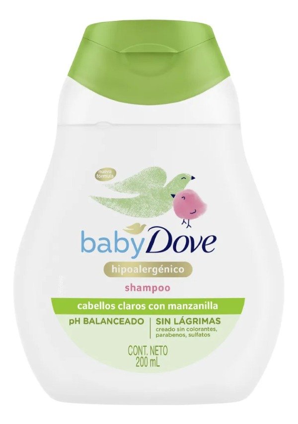 Producto - Shampoo cabello claro Baby Dove Humectación Enriquecida ph neutro 200 ml