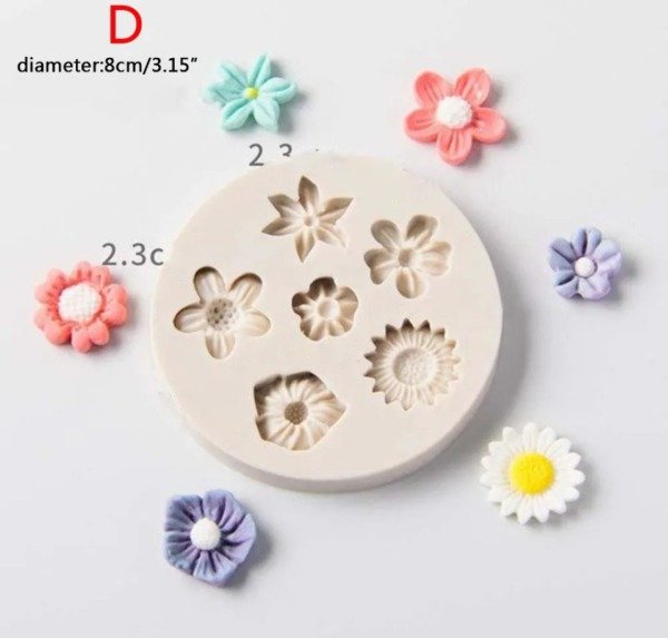 Producto - Molde flores 025s3
