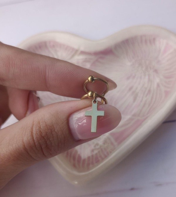 Producto - Ear Cuff doble con Cruz