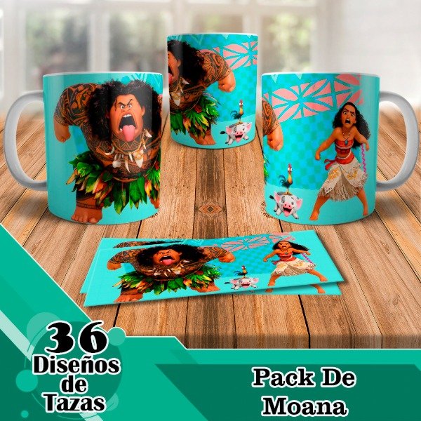 Producto - Diseños Digitales / Plantillas Para Tazas De Moana