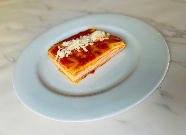 Producto - Lasaña de jamón y queso