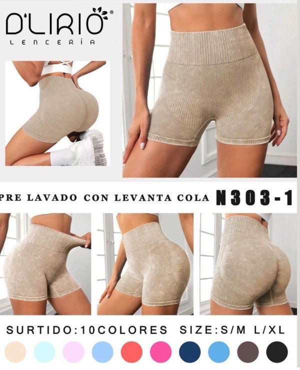 Producto - Calza Corta Fanny Push Up 38/40/42