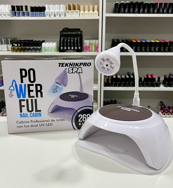 Producto - CABINA + SOFT GEL 268W - TEKNIKPRO (2 MESES DE GARANTIA)