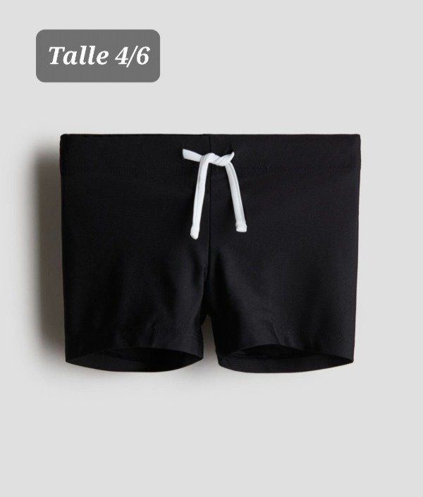 Traje de baño HYM lycra talle 4/6 negro