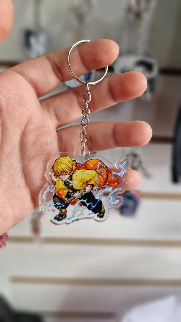 Producto - DEMON SLAYER - LLAVERO ACRÍLICO ZENITSU