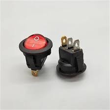 Producto - Llave Tecla Redonda Con Luz On-off-on 6 Amp 220v