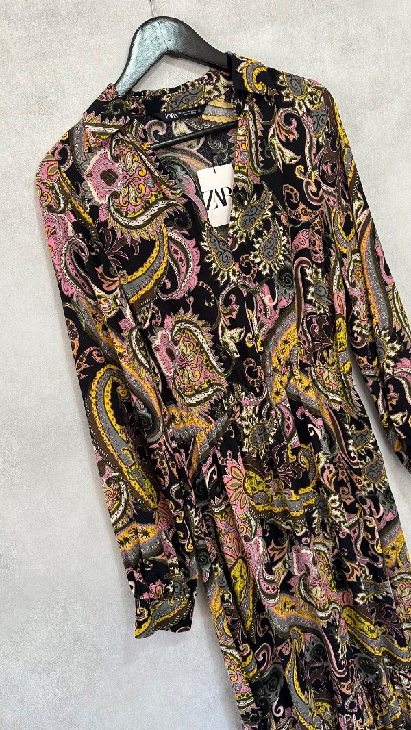 Producto - Vestido estampado midi Zara - 3