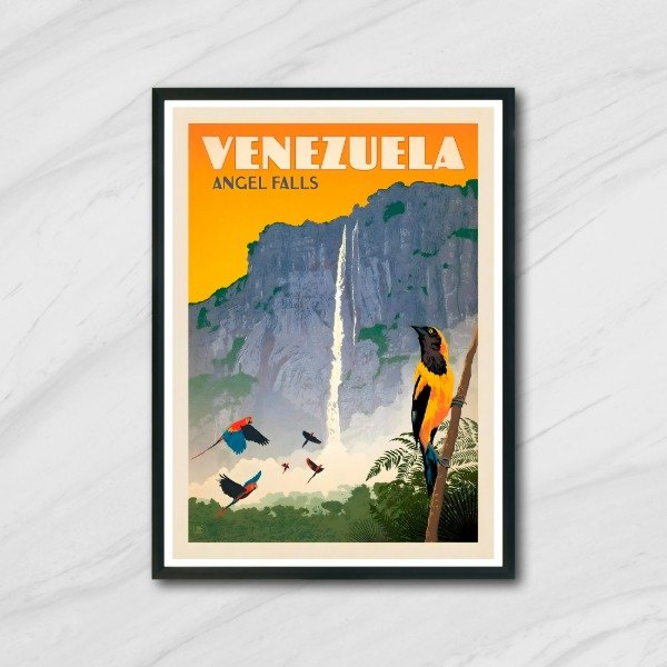 Producto - Cuadro decorativo viajes Salto Ángel Venezuela