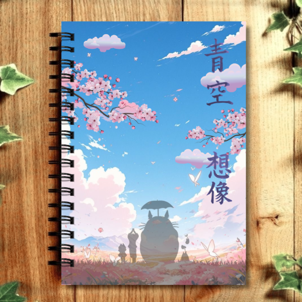 Producto - ECO CUADERNO - "Ghibli Japanese" 80 Hojas de 15x21 cm