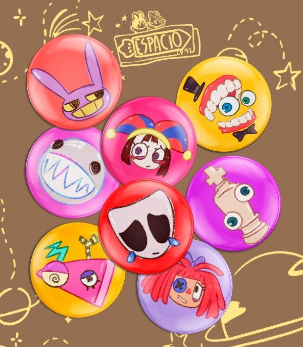 Producto - Pines Digital Circus