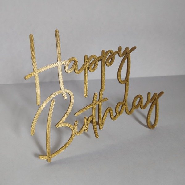 Producto - Topper Happy birthday frontal