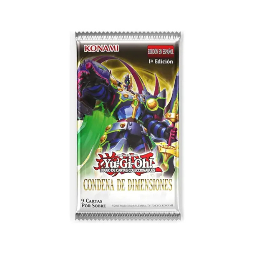 Producto - Sobre Original YU-GI-OH! - Condena de Dimensiones (Por unidad)