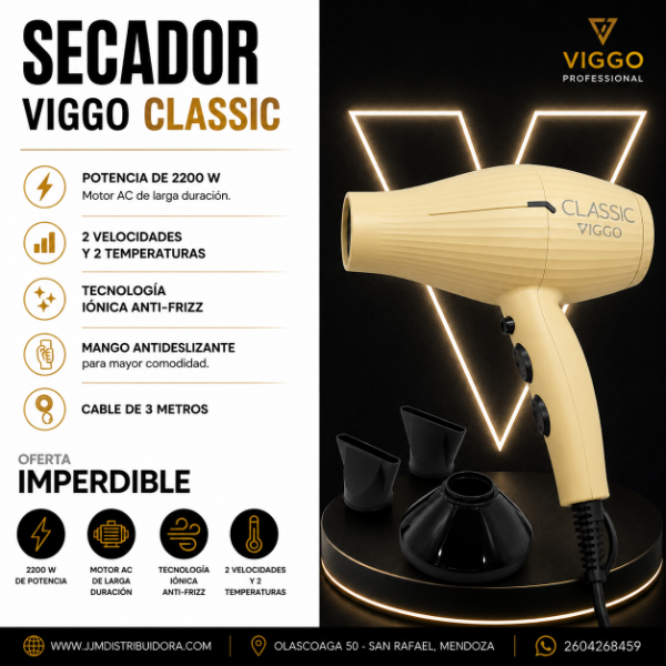 Producto - Secador VIGGO CLASSIC - ARENA