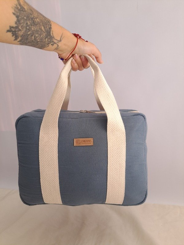 Producto - Valija piccola azul acero