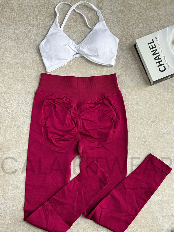 Producto - Calza JUS long cereza