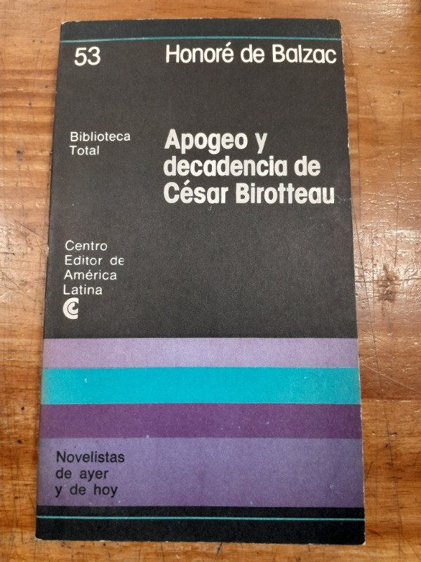 Producto - Apogeo y decadencia de Cesar Birotteau
