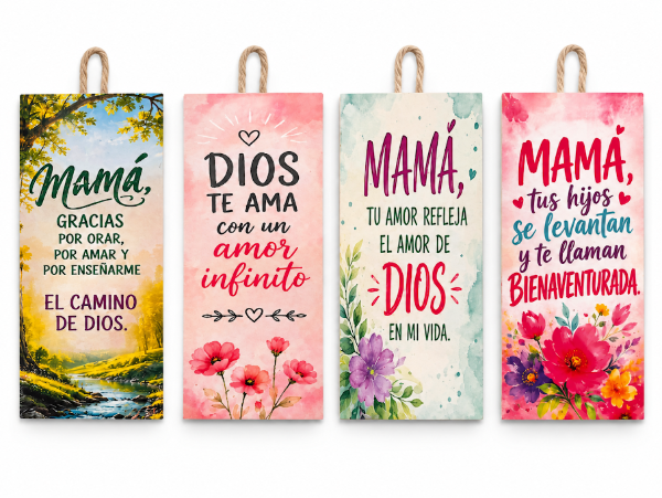 Producto - PROMO Cuadro rectangular mamá (18,5 x 5 cm)
