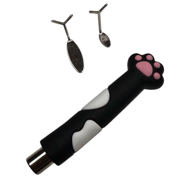 Producto - Imán ojo de gato huellita + accesorio para corazón