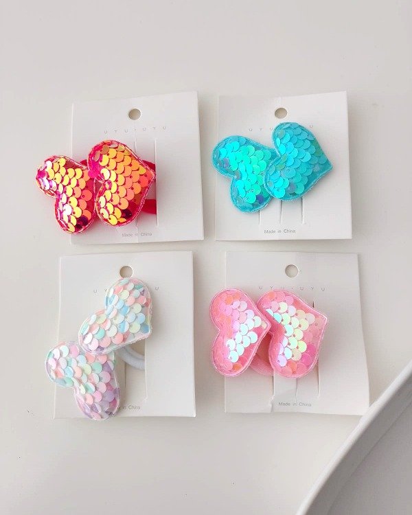 Producto - CORAZÓN LENTEJUELAS POR PAR