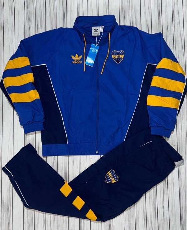 Producto - Conjunto Importado Campera Rompevientos Boca 1993