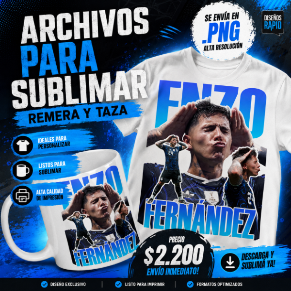 Producto - Archivos para sublimar de Enzo Fernández