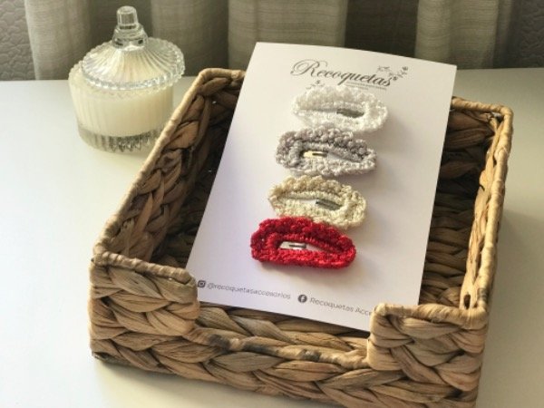 Producto - Set de hebillas tejidas Glam
