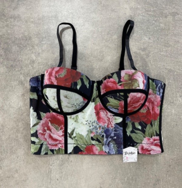 Producto - CORSET ROSE NEGRO