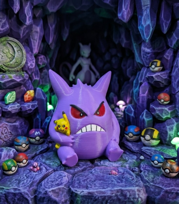 Producto - Gengar enojado con pikachu