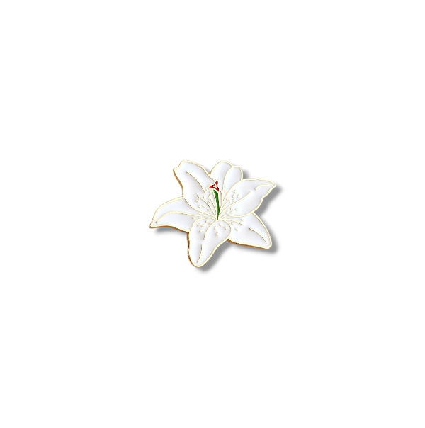 Producto - Pin Lirio Blanco