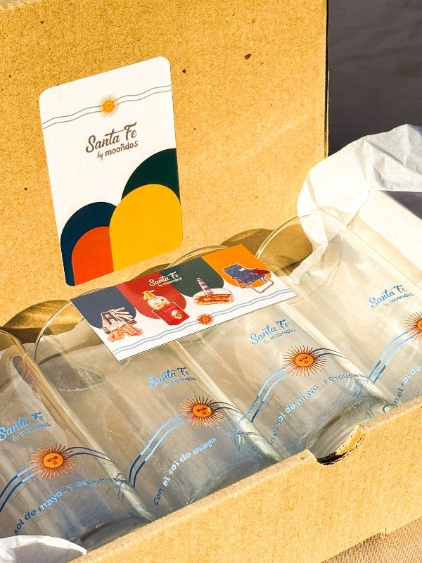 Producto - Set vasos de liso Santa Fe
