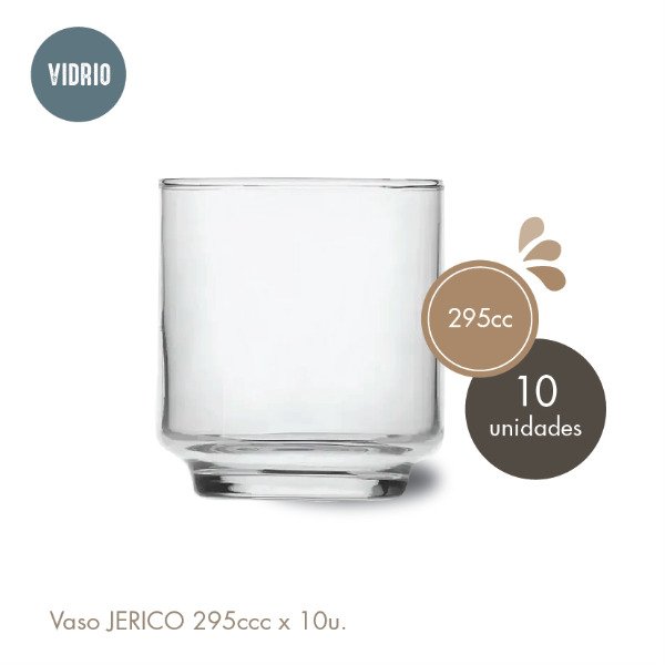 Producto - Vaso de vidrio Jerico x 295cc