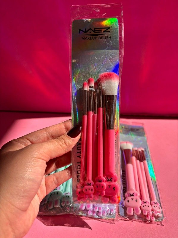 Producto - Set de brochas conejito x5 Naez