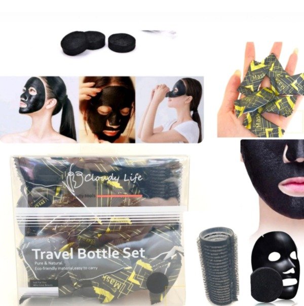 Producto - Mascarilla comprimida x 50 negra