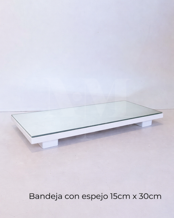 Producto - Bandeja 15x30 con espejo