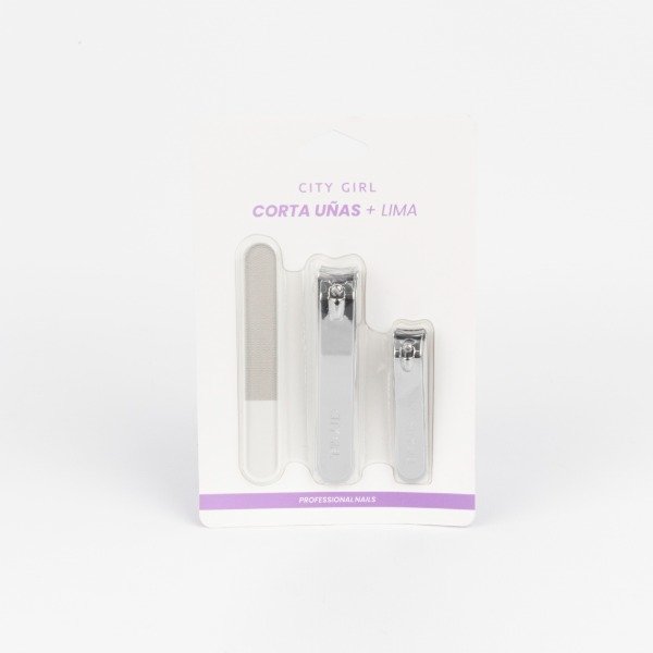 Producto - Set de 2 cortauñas y lima city girl